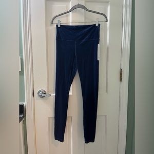 Blue Velvet Leggings